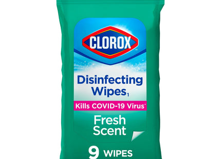 Clorox On The Go Bleach-Free Disinfecting Wipes Fresh Scent 9ct - Household Supplies > Cleaning & Sterilizing