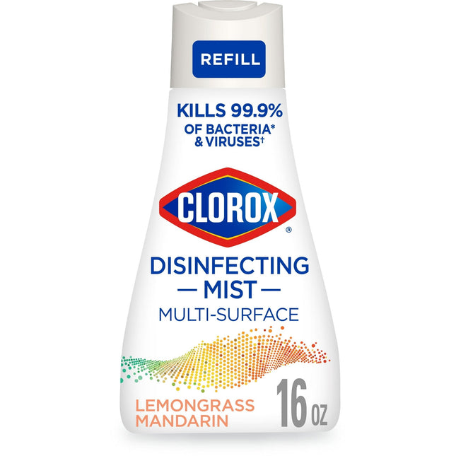 Clorox Lemongrass Multi-Surface Mandarin Disinfecting Mist Refill 16oz - Household Supplies > Cleaning & Sanitizing