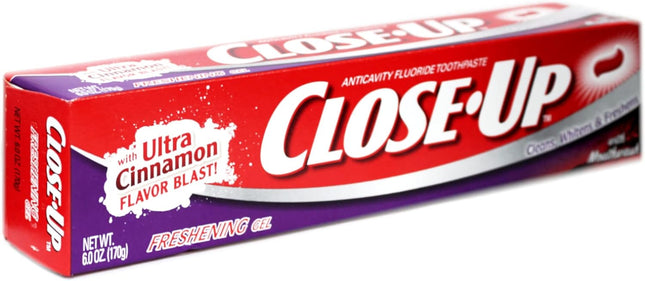 Close-Up Cinnamon Red Gel Anticavity Fluoride Toothpaste 6oz (10 Pack) - Personal Care > Oral