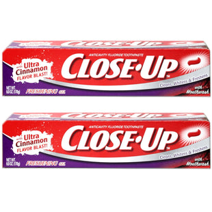 Close-Up Cinnamon Red Gel Anticavity Fluoride Toothpaste 6oz (2 Pack) - Personal Care > Oral