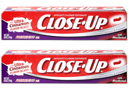 Close-Up Cinnamon Red Gel Anticavity Fluoride Toothpaste 6oz (24 Pack) - Personal Care > Oral