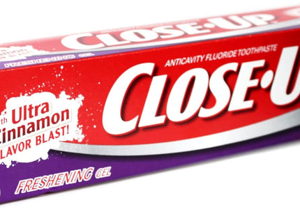 Close-Up Cinnamon Red Gel Anticavity Fluoride Toothpaste 6oz (24 Pack) - Personal Care > Oral