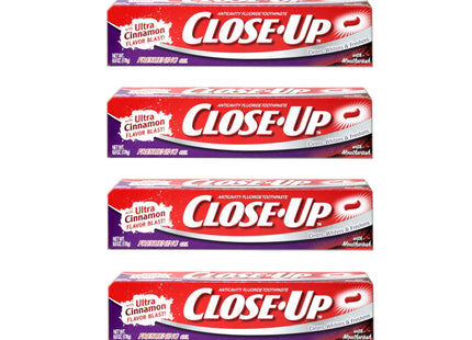 Close-Up Cinnamon Red Gel Anticavity Fluoride Toothpaste 6oz (24 Pack) - Personal Care > Oral