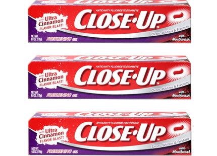 Close-Up Cinnamon Red Gel Anticavity Fluoride Toothpaste 6oz (24 Pack) - Personal Care > Oral