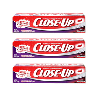 Close-Up Cinnamon Red Gel Anticavity Fluoride Toothpaste 6oz (3 Pack) - Personal Care > Oral