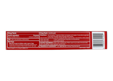 Close-Up Cinnamon Red Gel Anticavity Fluoride Toothpaste 6oz (6 Pack) - Personal Care > Oral