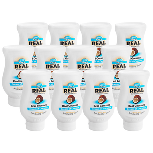 Coco Real Gourmet Cream of Coconut Squeezable Bottle 16.9 FLoz (12 Pack) - Food & Beverages > Condiments Sauces Milk