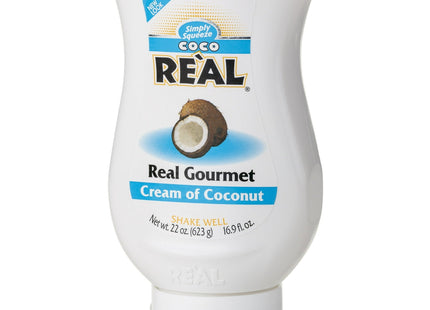 Coco Real Gourmet Cream of Coconut Squeezable Bottle 16.9 FLoz (12 Pack) - Food & Beverages > Condiments Sauces Milk