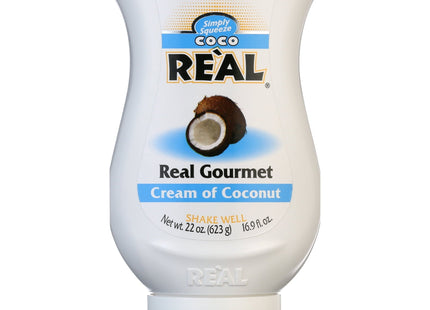 Coco Real Gourmet Cream of Coconut Squeezable Bottle 16.9 FLoz (12 Pack) - Food & Beverages > Condiments Sauces Milk