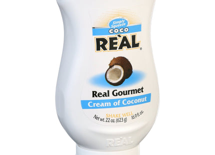 Coco Real Gourmet Cream of Coconut Squeezable Bottle 16.9 FLoz (3 Pack) - Food & Beverages > Condiments Sauces Milk