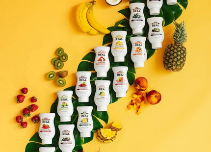 Coco Real Gourmet Cream of Coconut Squeezable Bottle 16.9 FLoz (3 Pack) - Food & Beverages > Condiments Sauces Milk