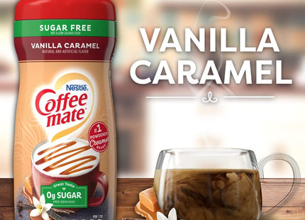 Coffee Mate Creamer Powder Sugar-Free Vanilla Caramel 10.2oz (12 Pack) - Food & Beverages > Non-Alcoholic Drinks