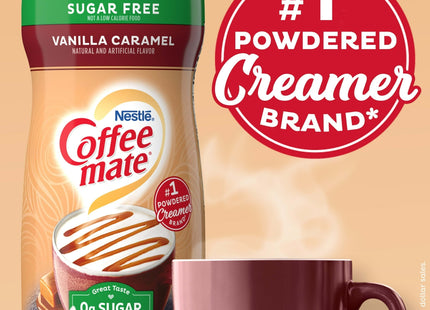 Coffee Mate Creamer Powder Sugar-Free Vanilla Caramel 10.2oz (12 Pack) - Food & Beverages > Non-Alcoholic Drinks