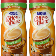 Coffee Mate Creamer Powder Sugar-Free Vanilla Caramel 10.2oz (2 Pack) - Food & Beverages > Non-Alcoholic Drinks