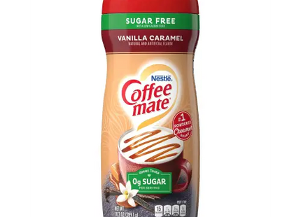 Coffee Mate Creamer Powder Sugar-Free Vanilla Caramel 10.2oz (6 Pack) - Food & Beverages > Non-Alcoholic Drinks