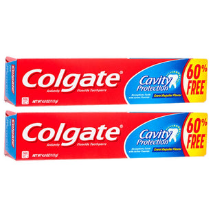 Colgate Cavity Protection Active Fluoride Toothpaste Regular 2.5oz (2 Pack) - Personal Care > Oral