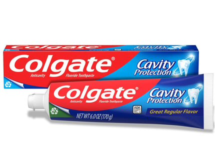 Colgate Cavity Protection Active Fluoride Toothpaste Regular 2.5oz (2 Pack) - Personal Care > Oral