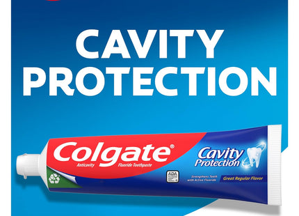 Colgate Cavity Protection Active Fluoride Toothpaste Regular 2.5oz (2 Pack) - Personal Care > Oral