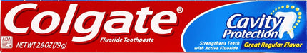 Colgate Cavity Protection Active Fluoride Toothpaste Regular 2.5oz (3 Pack) - Personal Care > Oral