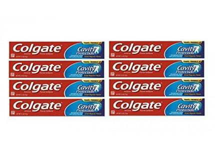 Colgate Cavity Protection Active Fluoride Toothpaste Regular 2.5oz (8 Pack) - Personal Care > Oral