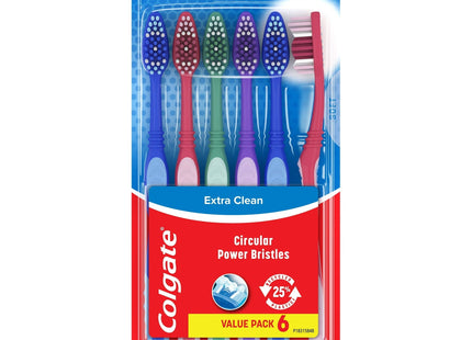 Colgate Extra Clean Toothbrush Soft Bulk 6ct (4 Pack) - Personal Care > Oral