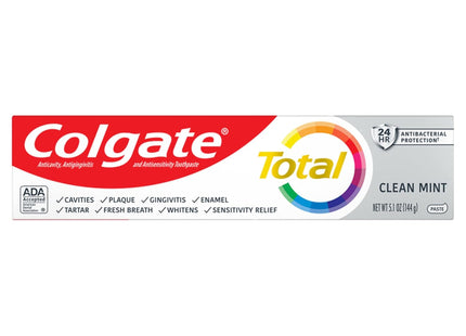 Colgate Total Clean Mint Whitening Anticavity Toothpaste 5.1oz (12 Pack) - Personal Care > Oral