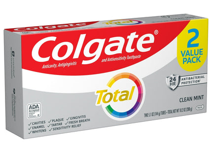 Colgate Total Clean Mint Whitening Anticavity Toothpaste 5.1oz (12 Pack) - Personal Care > Oral