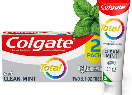 Colgate Total Clean Mint Whitening Anticavity Toothpaste 5.1oz (12 Pack) - Personal Care > Oral