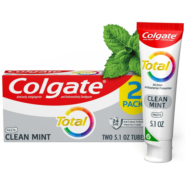 Colgate Total Clean Mint Whitening Anticavity Toothpaste 5.1oz (12 Pack) - Personal Care > Oral