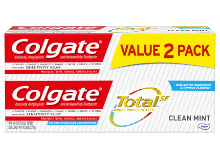 Colgate Total Clean Mint Whitening Anticavity Toothpaste 5.1oz (24 Pack) - Personal Care > Oral