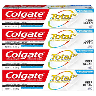 Colgate Total Clean Mint Whitening Anticavity Toothpaste 5.1oz (4 Pack) - Personal Care > Oral