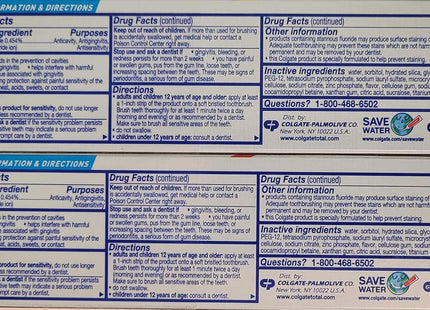 Colgate Total Clean Mint Whitening Anticavity Toothpaste 5.1oz (6 Pack) - Personal Care > Oral