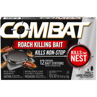 Combat Roach Killing Bait Stations for Small and Large Roaches 12 ct (2 Pack) - Household Supplies > Insect & Grub