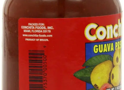 a close up of a jar of condimenta guava paste