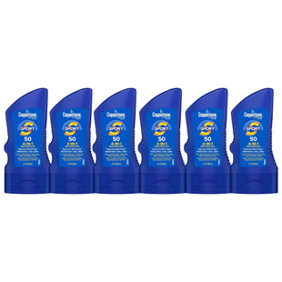 Coppertone SPORT Body Sunscreen Lotion SPF50 Water Resistant 3oz (6 Pack) - Personal Care > Sun Protection & Tanning