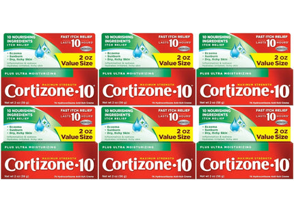 Cortizone-10 Plus Maximum Strength Anti-Itch Moisturizers Creme 2oz (2 Pack) - Health Care > First Aid Ointments Creams