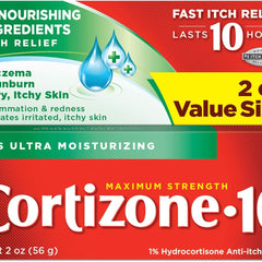 Cortizone-10 Plus Maximum Strength Anti-Itch Moisturizers Creme 2oz (36 Pack) - Health Care > First Aid Ointments