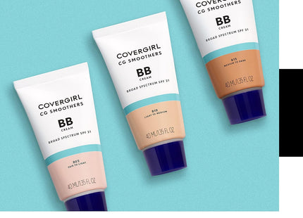 COVERGIRL Smoothers Lightweight BB Cream 810 Light to Medium 1.35 Floz (6 Pack) - Personal Care > Sun Protection &