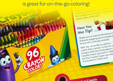 Crayola Classic Crayons FlipTop Pack with Sharpener GameStop 96ct - Collectibles & Art > Drawing Painting