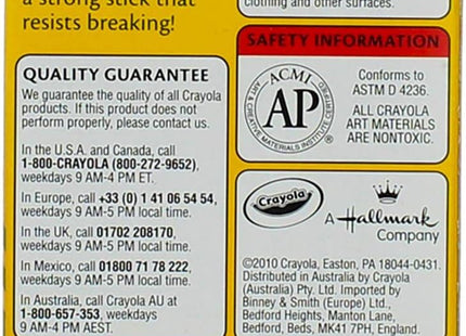 Crayola Drawing Chalk Assorted Colored 12 Sticks Per Box - Collectibles & Art > Painting Crayons