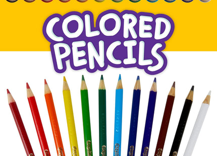 Crayola Long Barrel Colored Woodcase Pencils Assorted Colors 12ct (10 Pack) - Collectibles & Art > Drawing Painting Pens