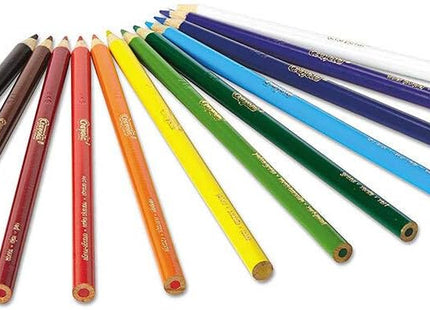 Crayola Long Barrel Colored Woodcase Pencils Assorted Colors 12ct (10 Pack) - Collectibles & Art > Drawing Painting Pens