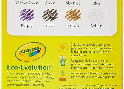Crayola Long Barrel Colored Woodcase Pencils Assorted Colors 12ct (24 Pack) - Collectibles & Art > Drawing Painting Pens