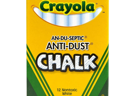 Crayola Non-toxic Chalk White 12 sticks per Box - Collectibles & Art > Drawing Painting Crayons