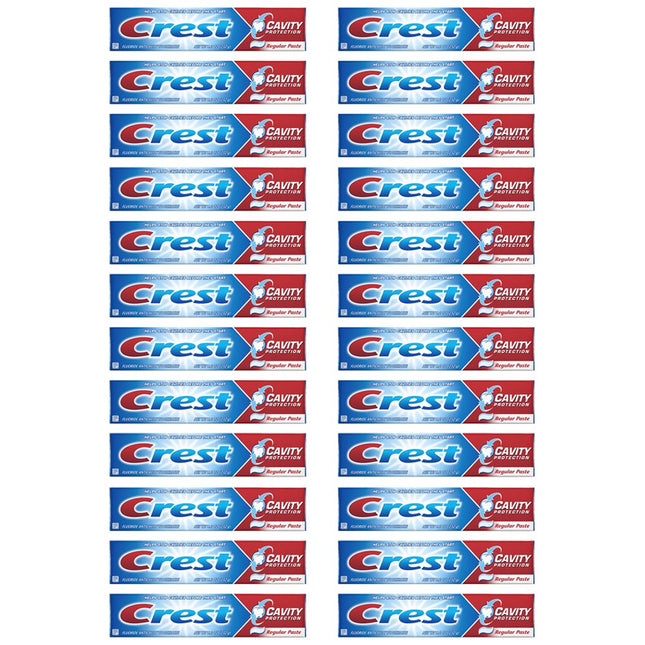 Crest Fluoride Cavity Protection Toothpaste Regular Past 8.20oz (24 Pack) - Personal Care > Oral