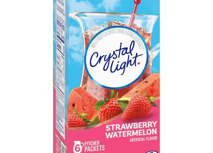 Crystal Light Strawberry Watermelon Drink Mix 6ct 1.96 Ounce (24 Pack) - Food & Beverages > Non-Alcoholic Drinks Squash