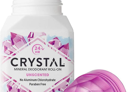 Crystal Body Mineral-Enriched Deodorant RollOn Unisex Unscented 2.25oz (6 Pack) - Personal Care > Bath & Anti-Perspirant