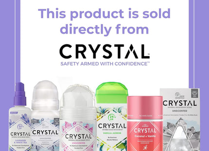 Crystal Body Mineral-Enriched Deodorant RollOn Unisex Unscented 2.25oz (6 Pack) - Personal Care > Bath & Anti-Perspirant