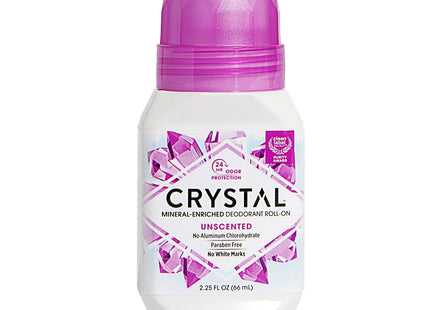 Crystal Body Mineral-Enriched Deodorant RollOn Unisex Unscented 2.25oz (12 Pack) - Personal Care > Bath &