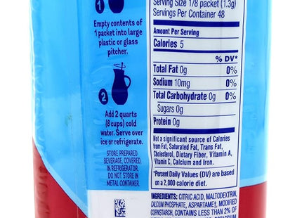 Crystal Light Fruit Punch Powdered Drink Mix Low Calori Sugar Free 6ct (2 Pack) - Food & Beverages > Non-Alcoholic